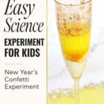 New Year’s Confetti Experiment for Kids - How to Set Up
