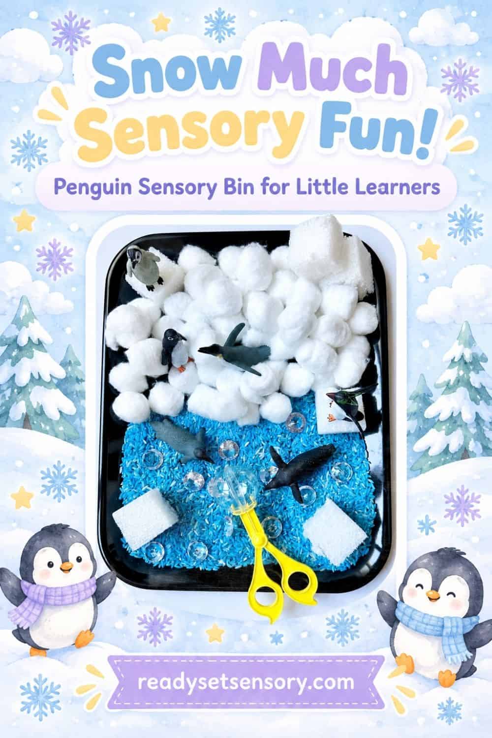 Penguin Sensory Bin - Skills Kids Build