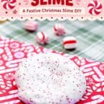 Easy Peppermint Christmas Slime Recipe - 12