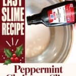 Easy Peppermint Christmas Slime Recipe - 7