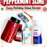 Easy Peppermint Christmas Slime Recipe - Skills Kids Build