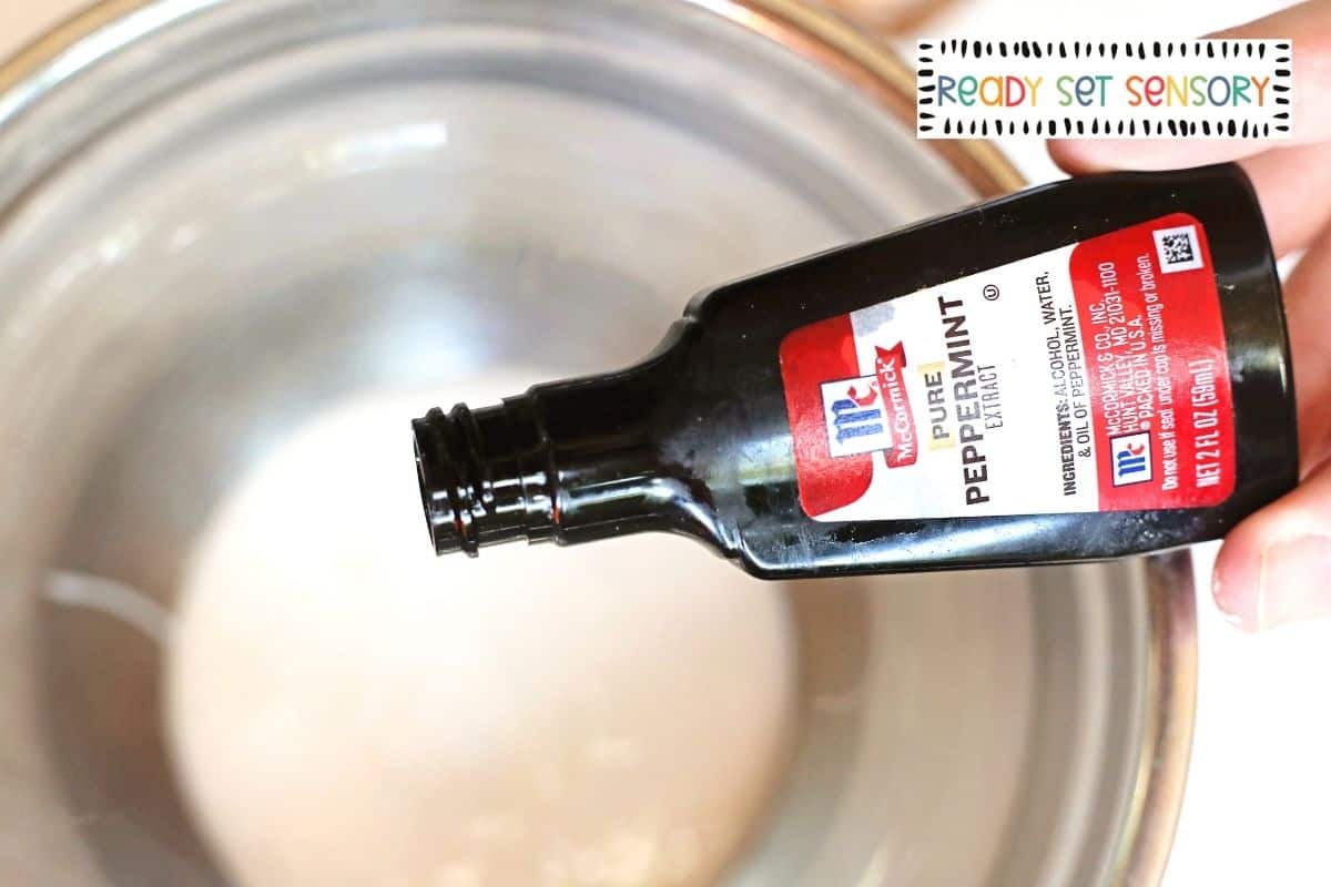 Easy Peppermint Christmas Slime Recipe - Step 3