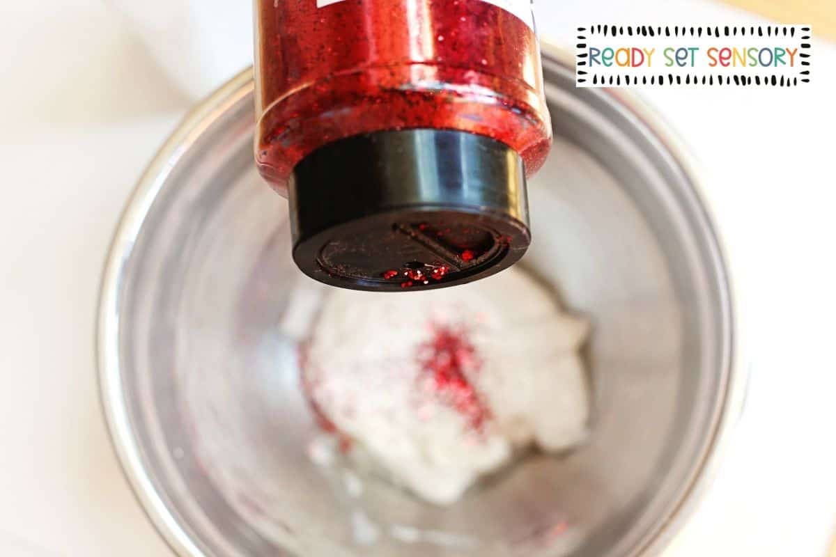 Easy Peppermint Christmas Slime Recipe - Step 4