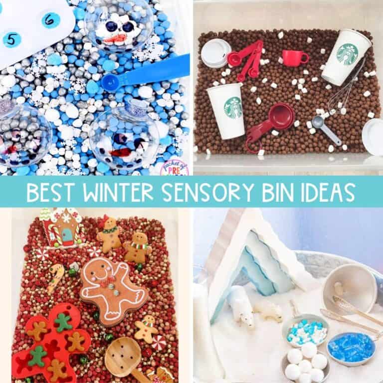 *Easy* Winter Sensory Bin Ideas for Kids