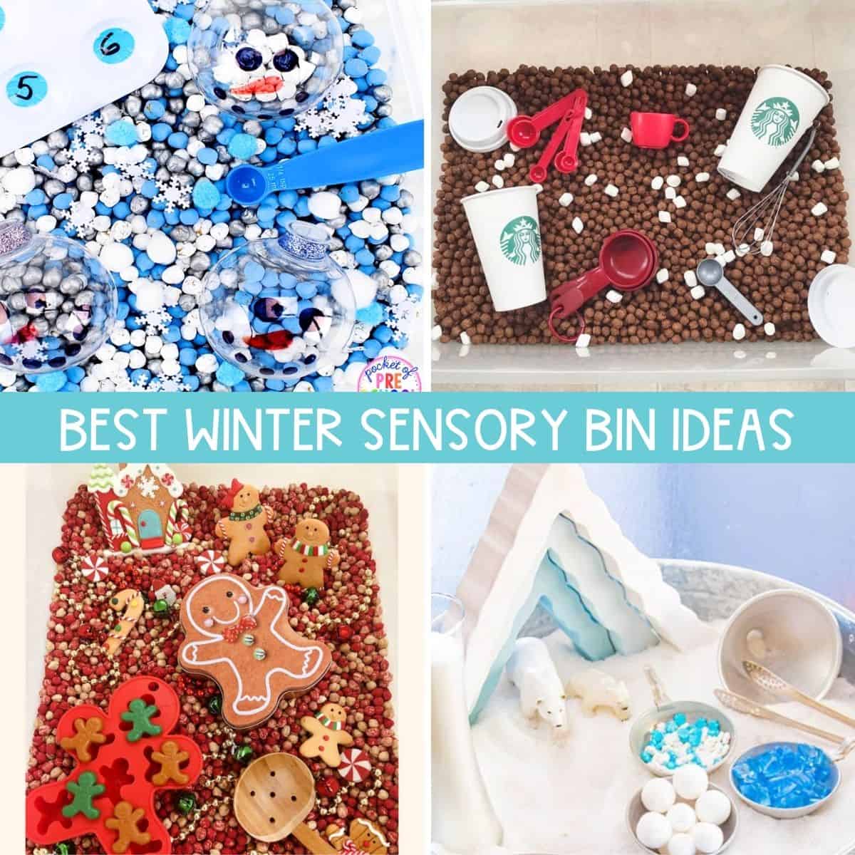 *Easy* Winter Sensory Bin Ideas for Kids